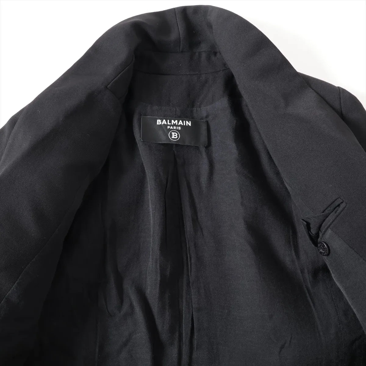 Balmain Wool Jacket Black