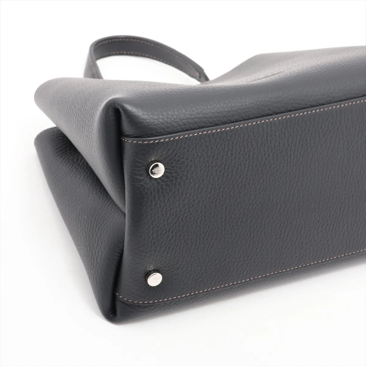 Tod's Micro T Timeless Leather Two-Way Handbag Black