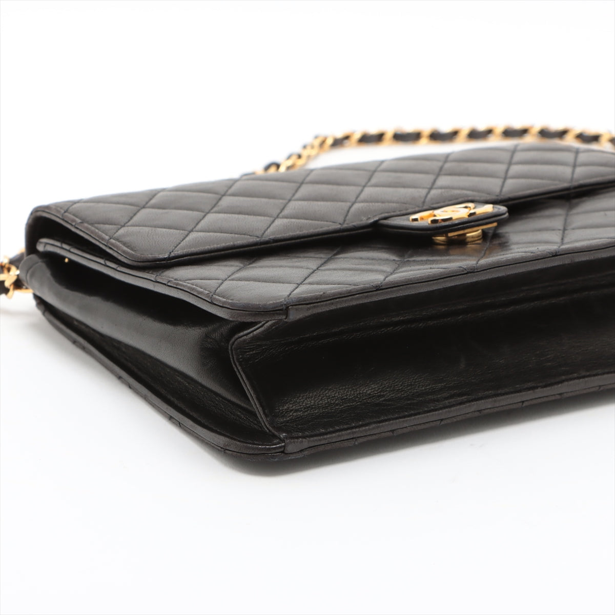 Chanel CC Logo Matelasse Lambskin Chain Shoulder Bag Black * PREORDER *