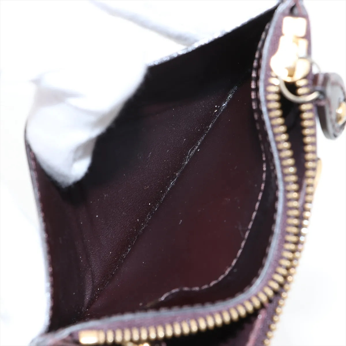 Louis Vuitton Vernis Pochette Coin Purse Amarante
