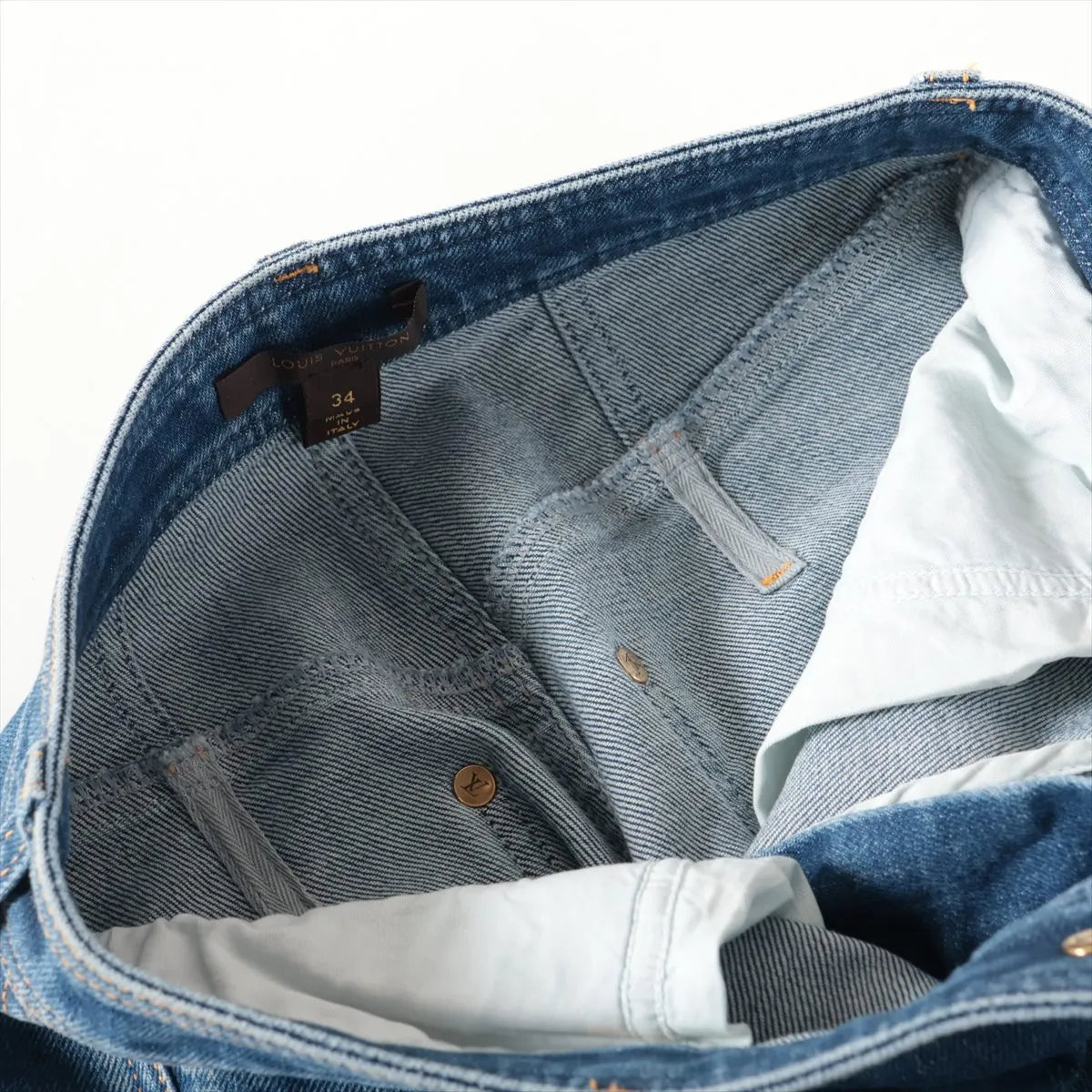 Louis Vuitton Cotton Denim Pant Blue