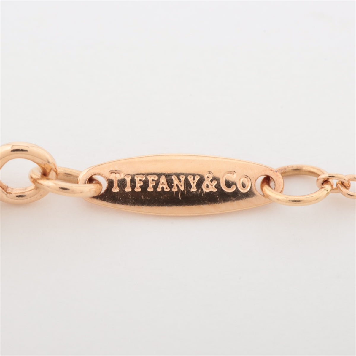 Tiffany & Co. Open Heart Pendant Necklace Gold