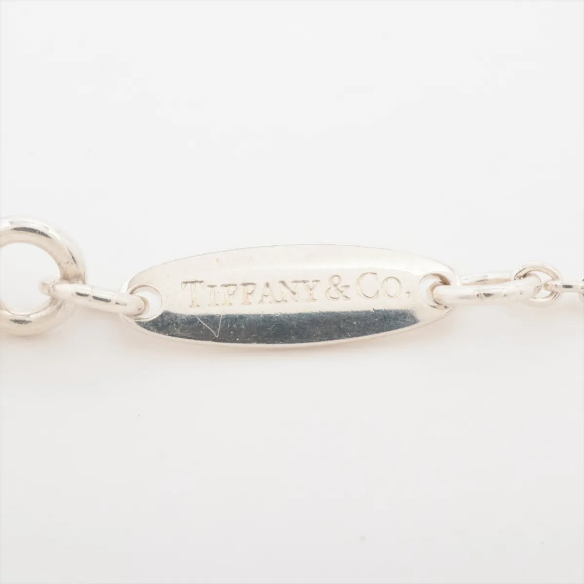 Tiffany & Co. Open Heart Pendant Necklace 925 Silver