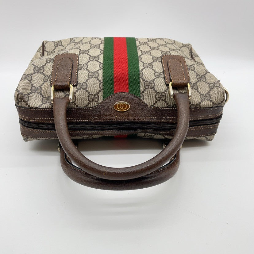 Gucci GG Supreme Leather Brown Two-Way Bag