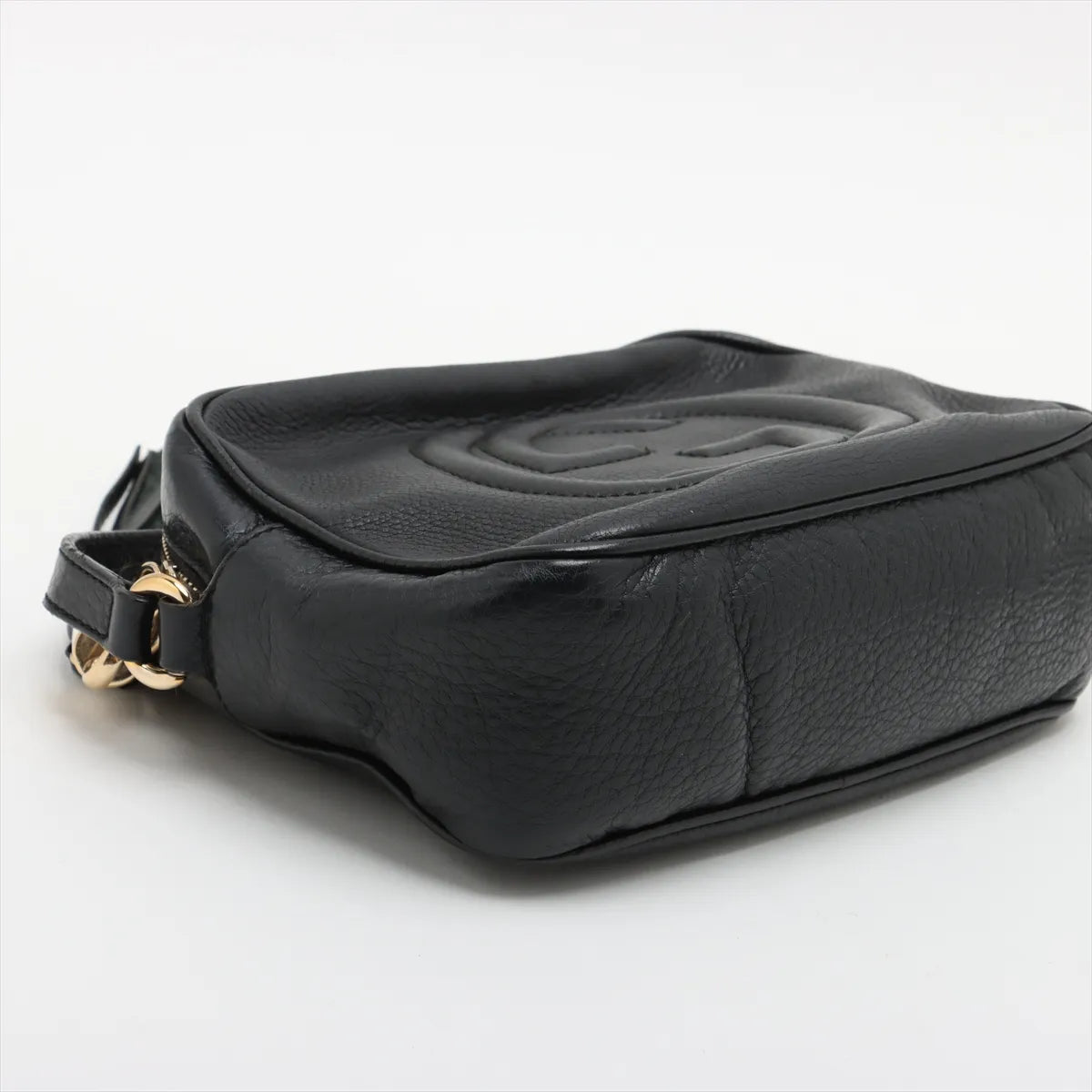 Gucci Soho Leather Shoulder Bag Black