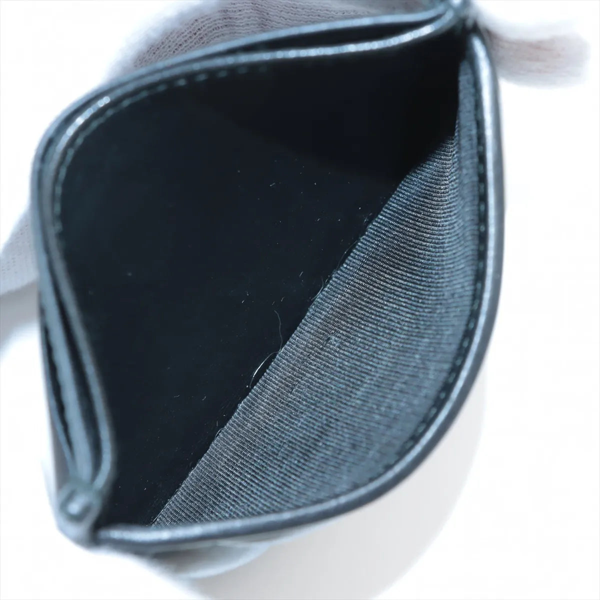 Prada Diagramme Leather Card Case Black