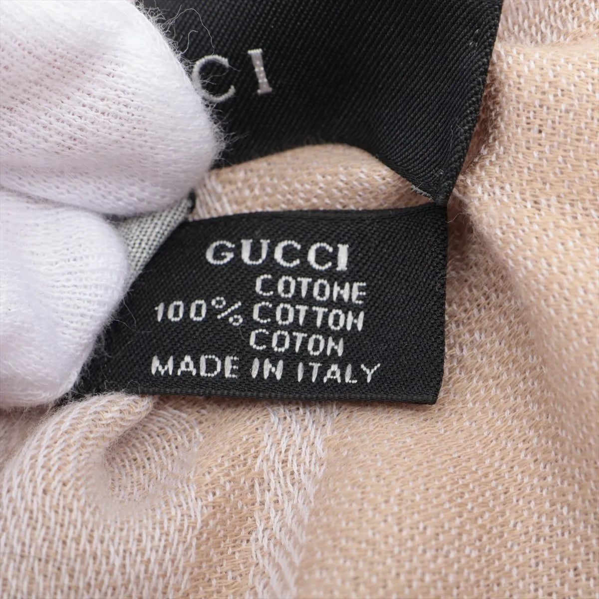 Gucci Wool Scarf Beige