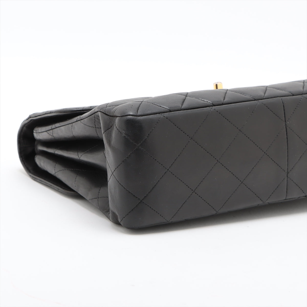 Chanel CC Logo Matelasse Lambskin Single Flap Double Chain Bag Black * PREORDER *