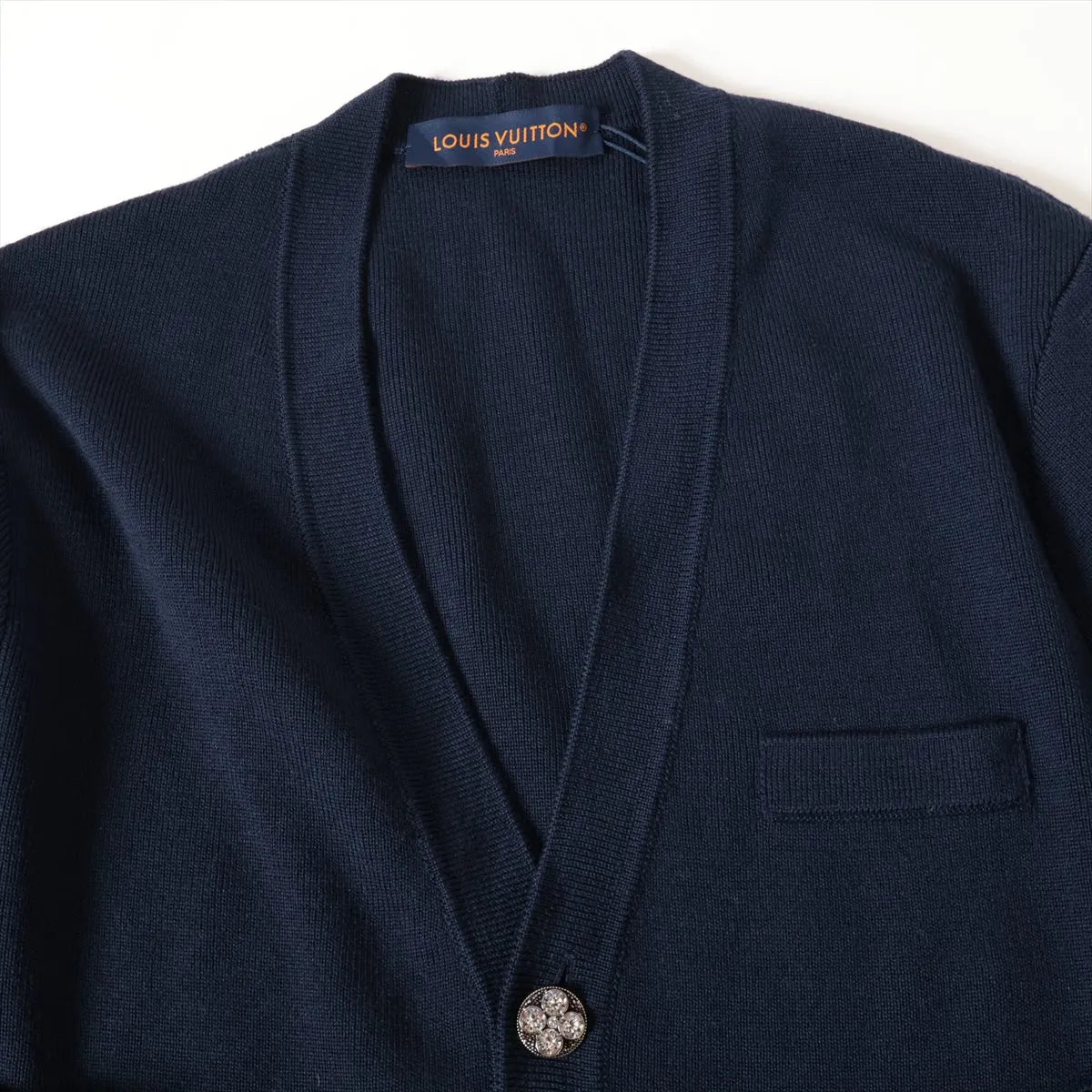 Louis Vuitton Wool Cardigan Navy Blue