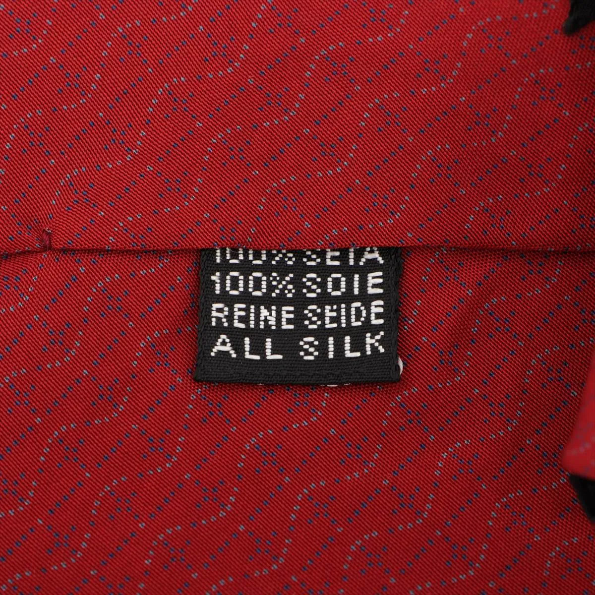 Chanel Dot Red Silk Necktie
