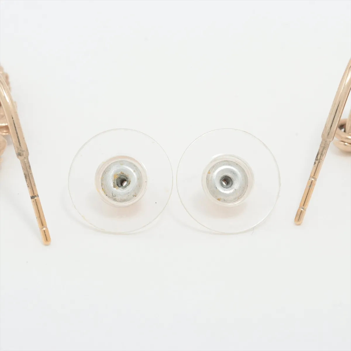 Chanel CC Logo Round Dangle Hoop Earring