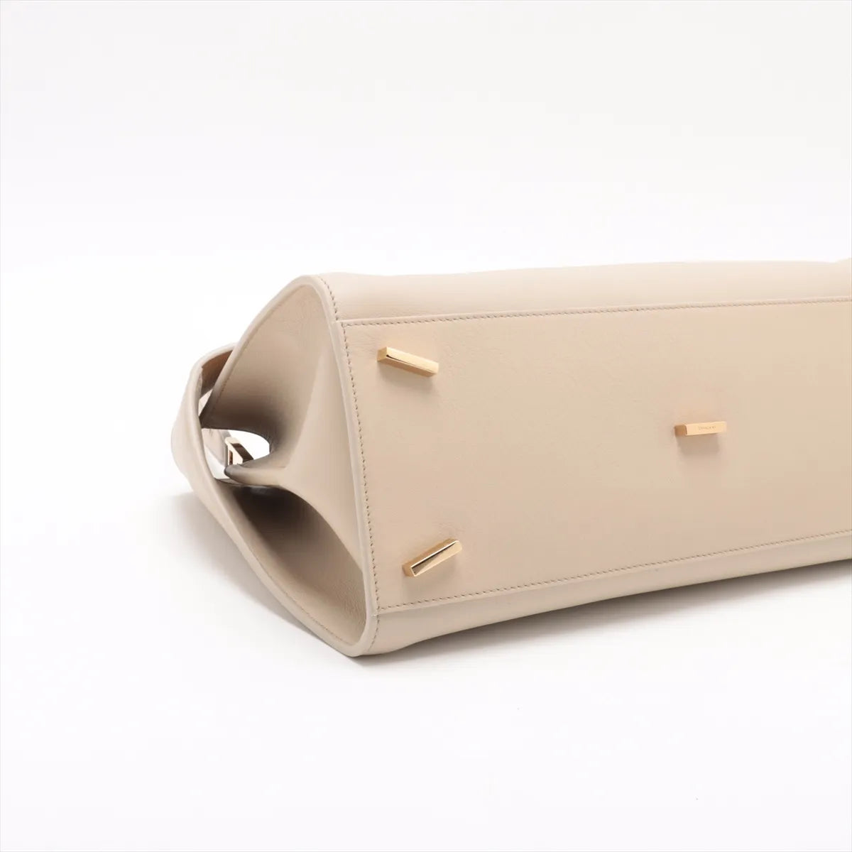 Ferragamo Hug Leather Handbag Beige