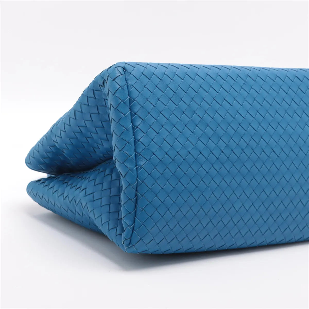 Best Seller Bottega Veneta Intrecciato Leather Handbag Blue