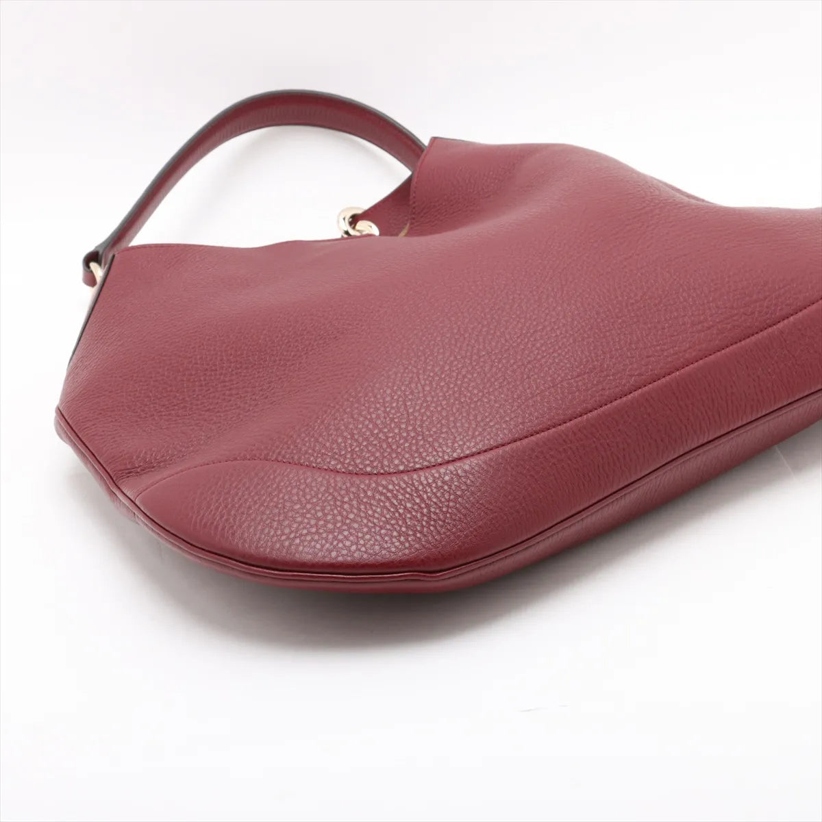 Gucci Leather Hobo Two-Way Shoulder Bag Bordeaux