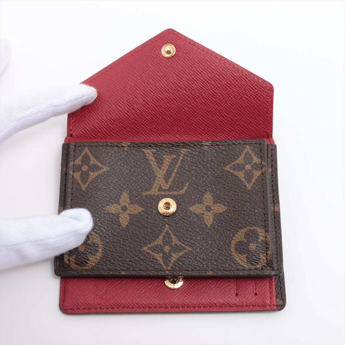 Louis Vuitton Monogram Marie Wallet Red