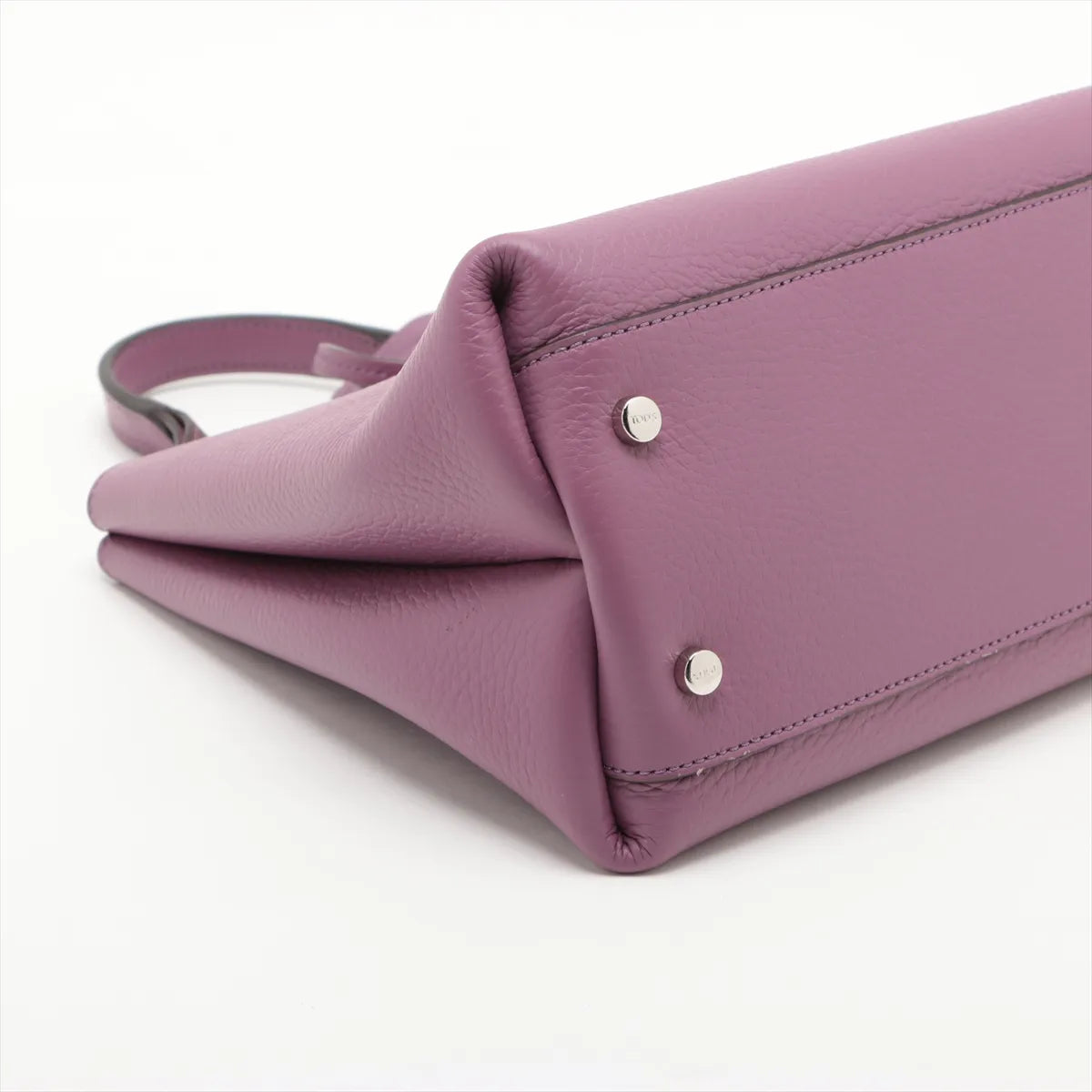 Tod's T Timeless Leather Two-Way Shoulder Bag Purple