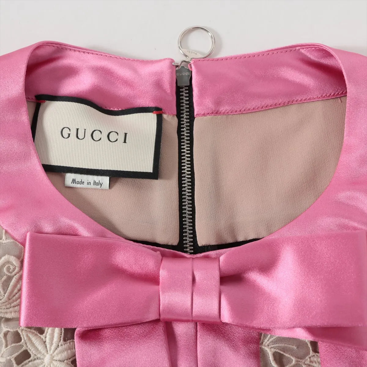 Gucci Ribbon Rayon x Polyurethane Dress Multicolor — product photo 4