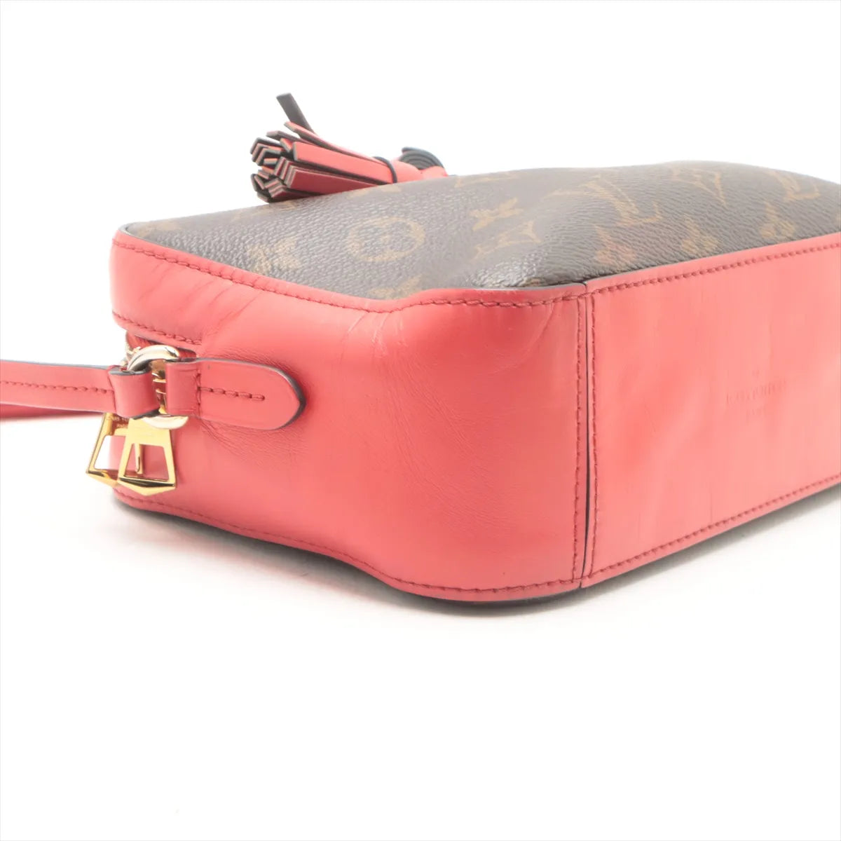Louis Vuitton Monogram Saintonge Brown x Red