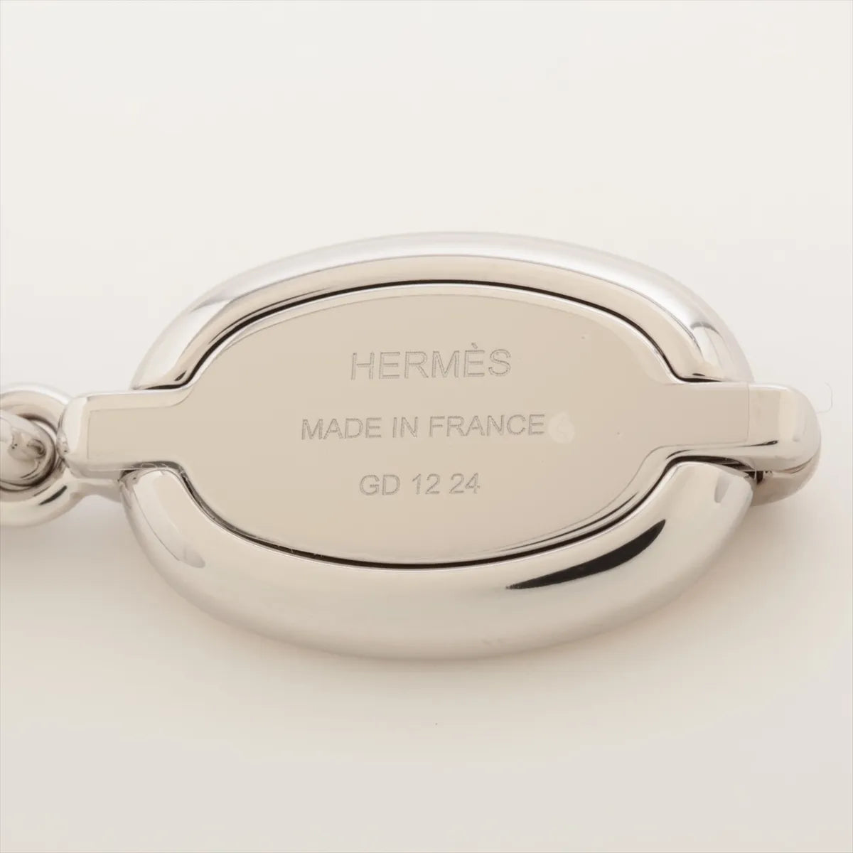 Hermès Mini Maillon PM Pendant Necklace Ivory