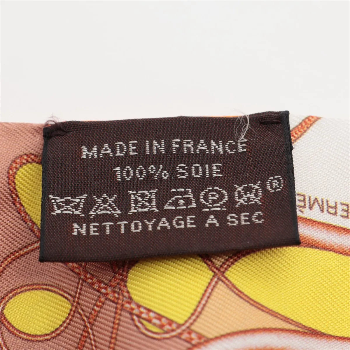 Hermes Twilly Coup de Fouet au Bloc Whip Silk Orange