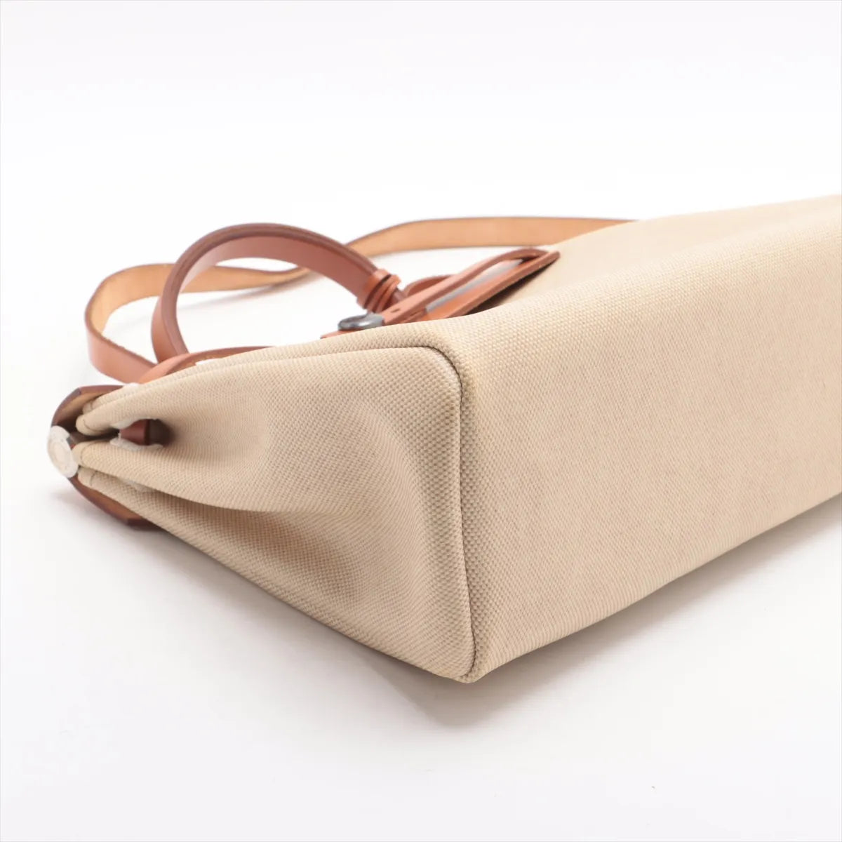 Hermès Herbag PM Twirl Ash x Leather Beige