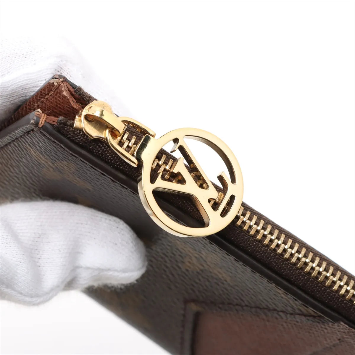 Louis Vuitton Monogram Reverse Romy Coin Card Holder