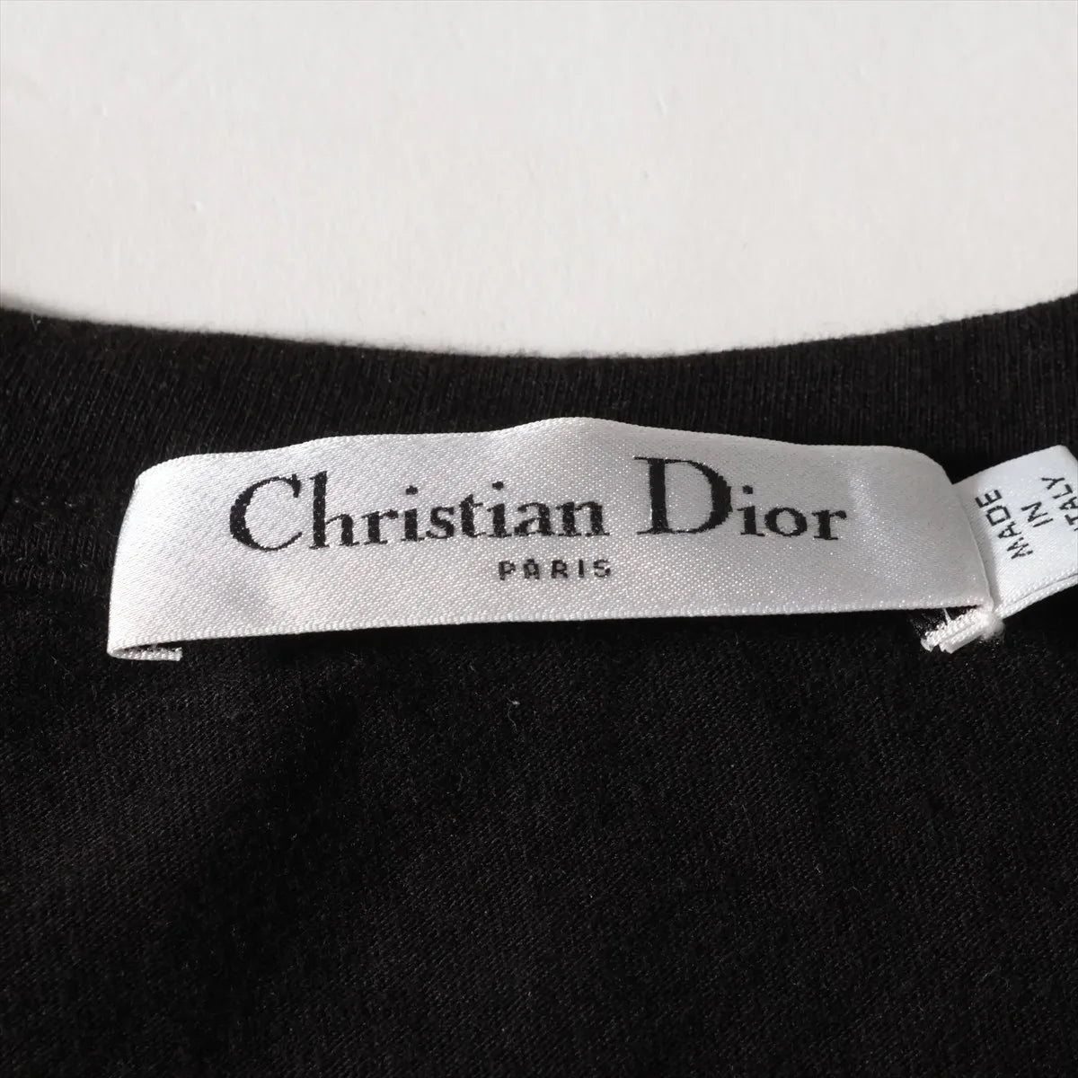 Christian Dior Cotton Linen T-shirt Black — product photo 5