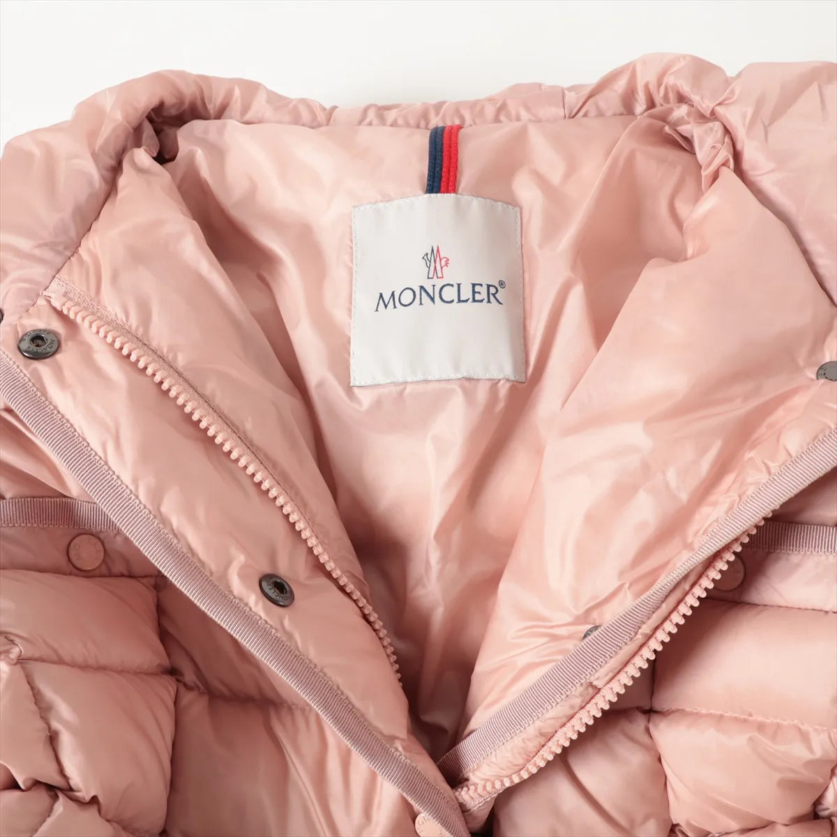 Moncler Hirma Nylon Down Coat Pink