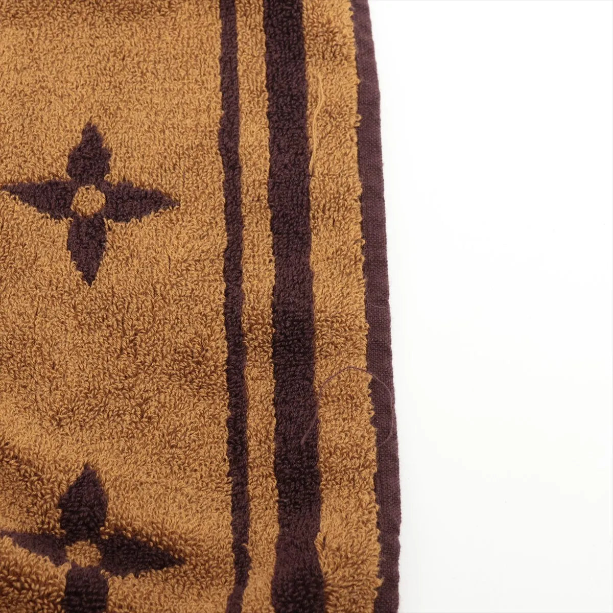 Louis Vuitton Monogram Classic Cotton Beach Towel Brown
