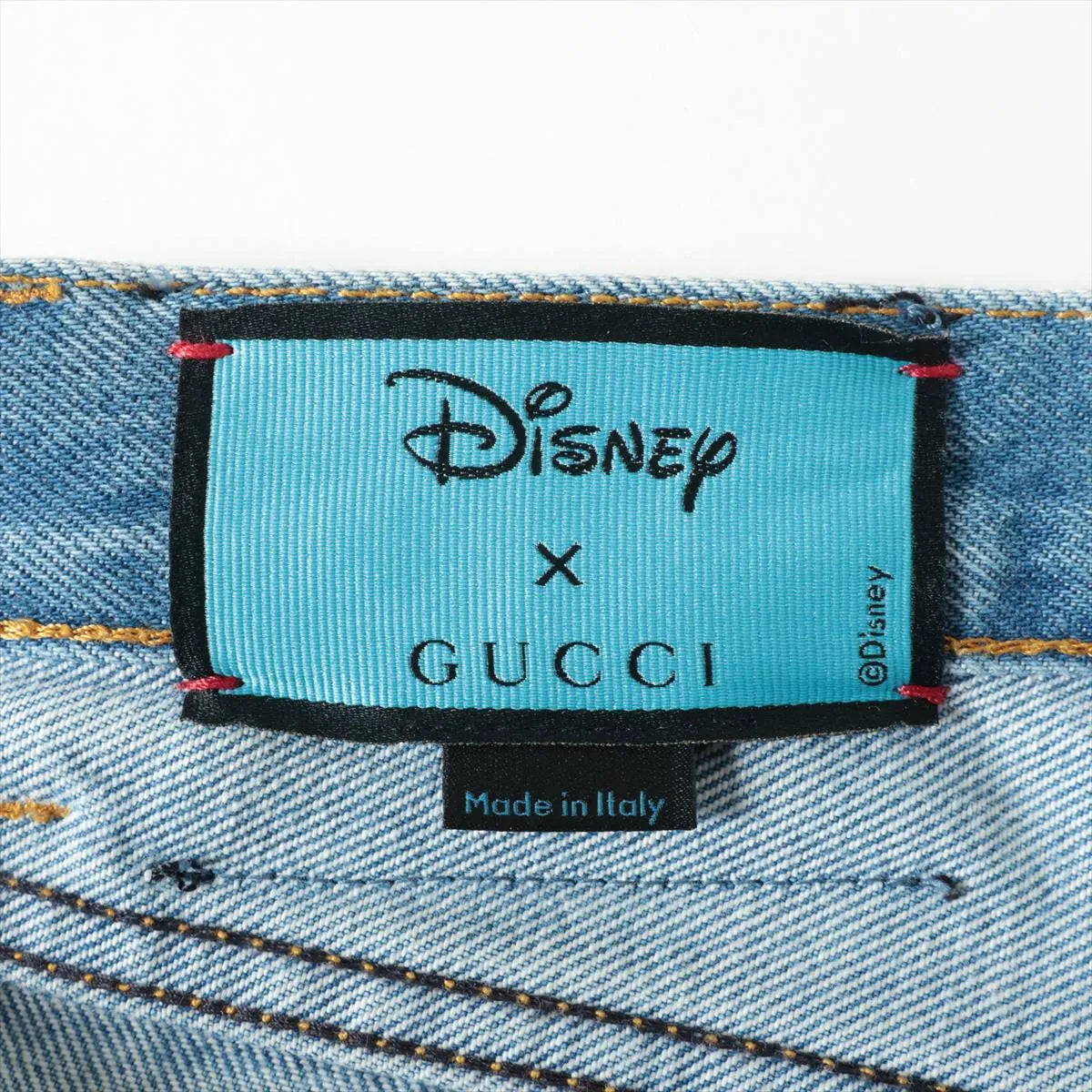 Gucci x Disney Donald Duck Cotton Denim Short Pant Blue