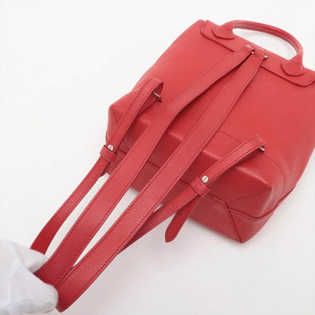 Louis Vuitton Lockme Backpack Red