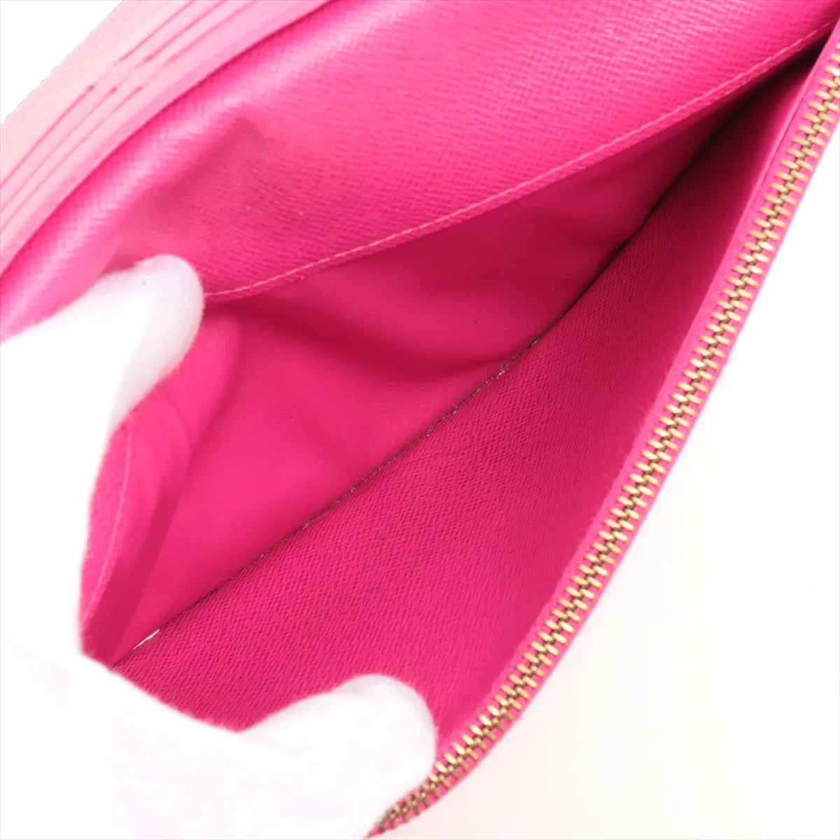 Louis Vuitton Monogram Insolite Long Wallet Multicolor x Fuschia