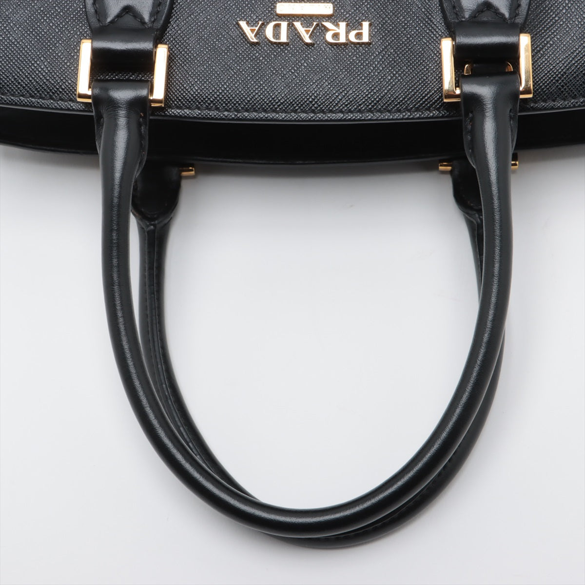 Prada Saffiano Leather Handbag Black
