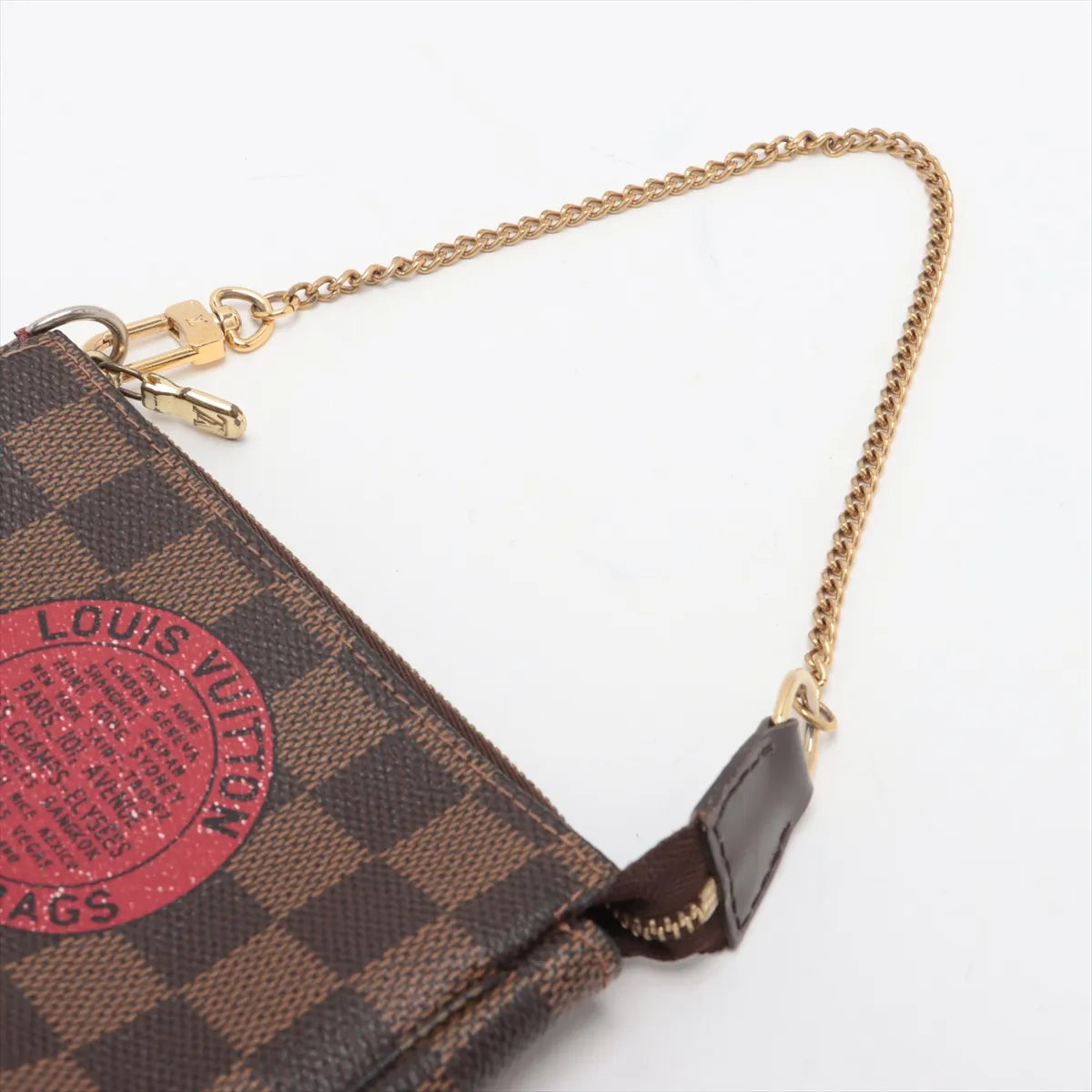 Louis Vuitton Damier Ebene T & B Mini Pochette Accessoires