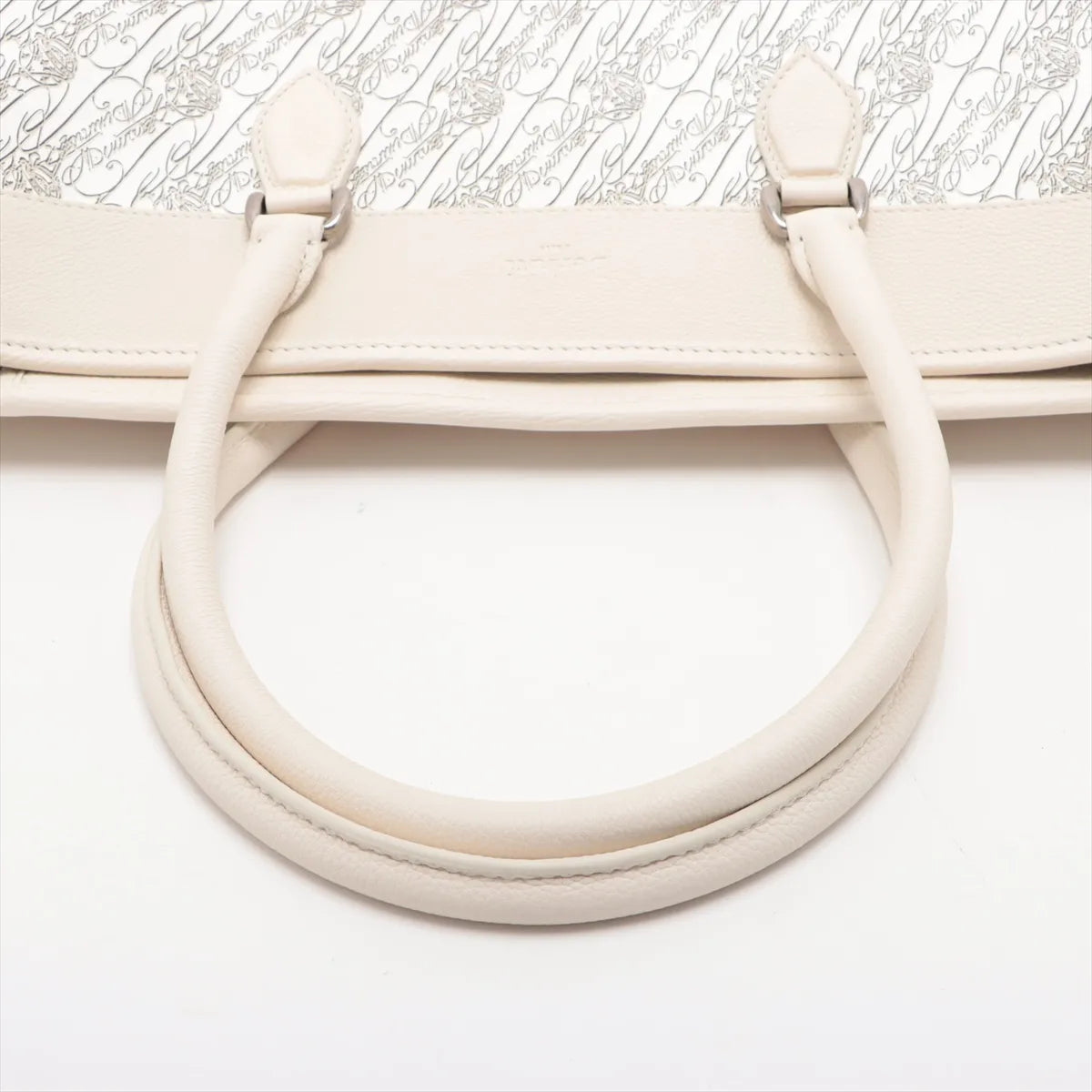 Top Berluti Toujours Toile Marbeuf Tote Bag White