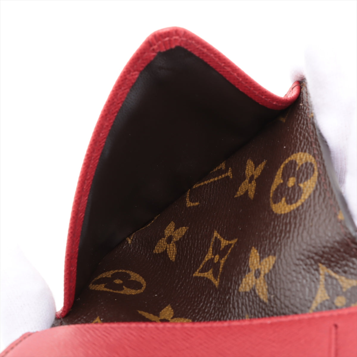 Louis Vuitton Monogram Marie Wallet Red