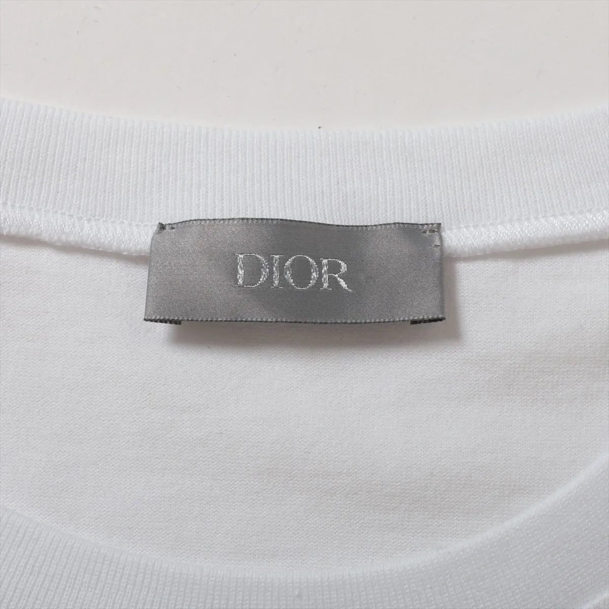 Dior BEE Embroidery Cotton T-shirt White