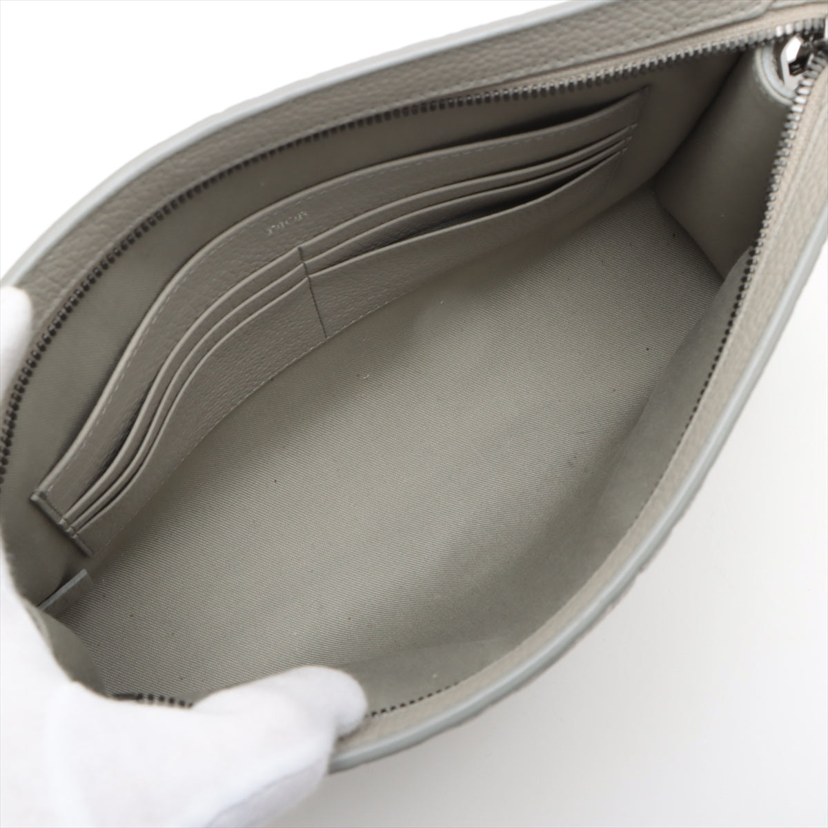Christian Dior Gravity Leather A5 Pouch Beige * PREORDER *