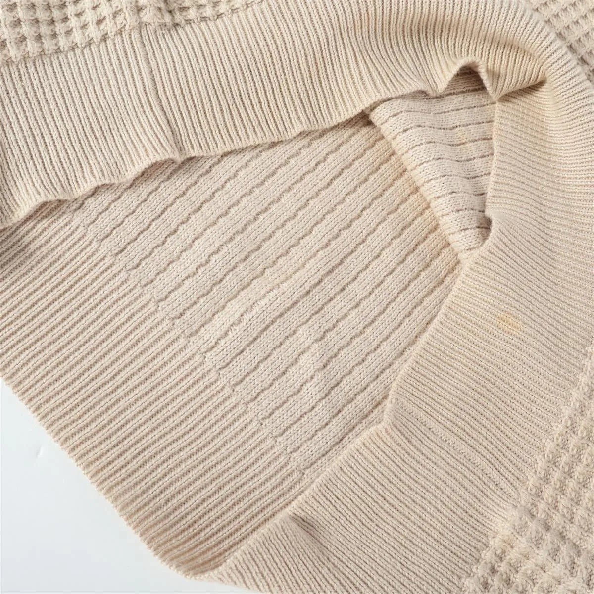 Louis Vuitton Cotton Knit Sweater Beige