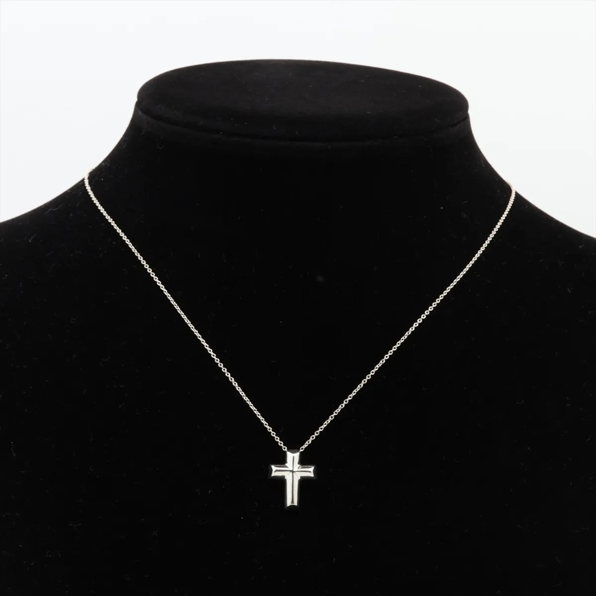 Tiffany & Co. Tenderness Cross Necklace Silver