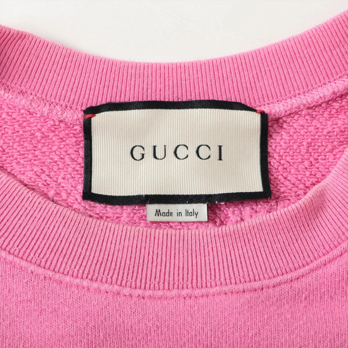 Gucci Maison De l`Amour Cotton Knitted Sweatshirt Pink