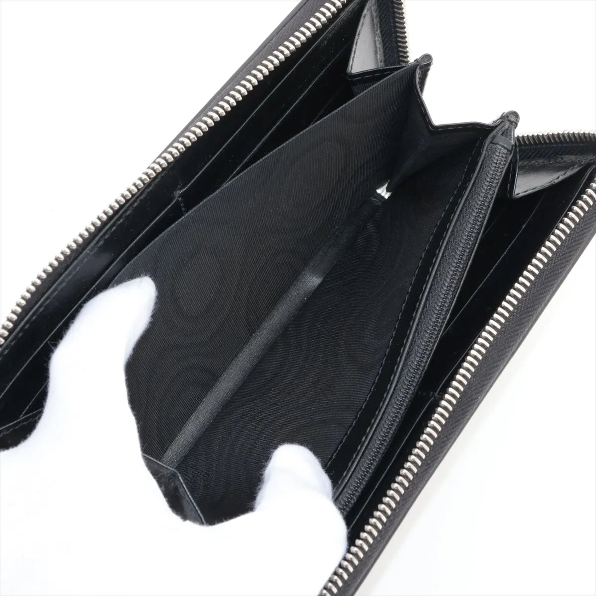 Gucci GG Marmont Leather Zippy Long Wallet Black