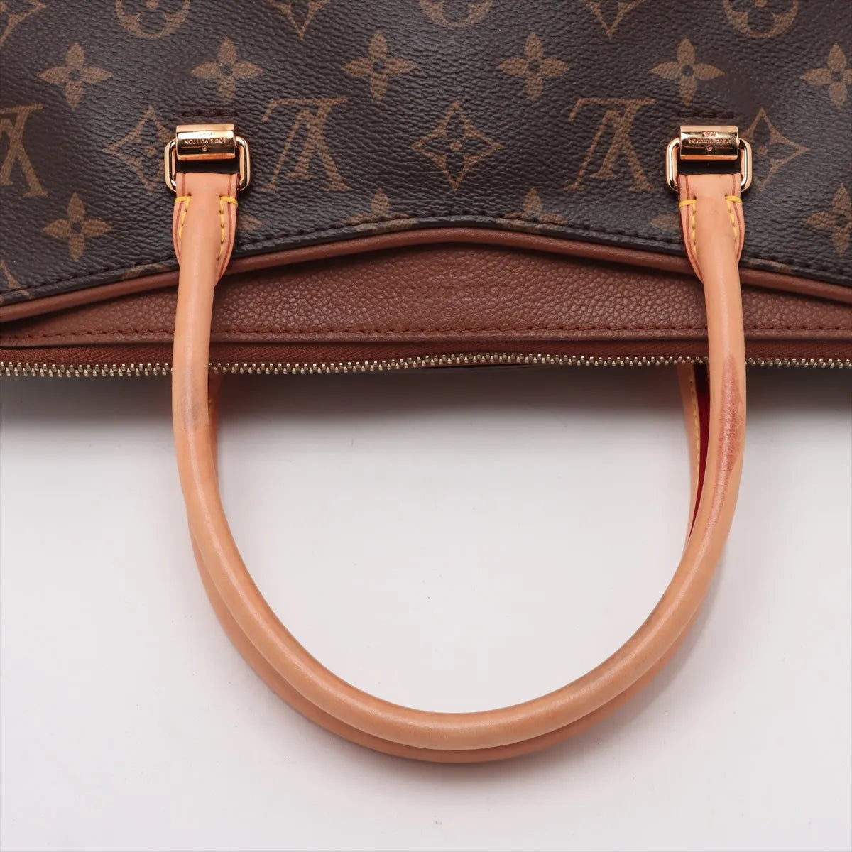 Louis Vuitton Monogram Pallas Handbag Brown
