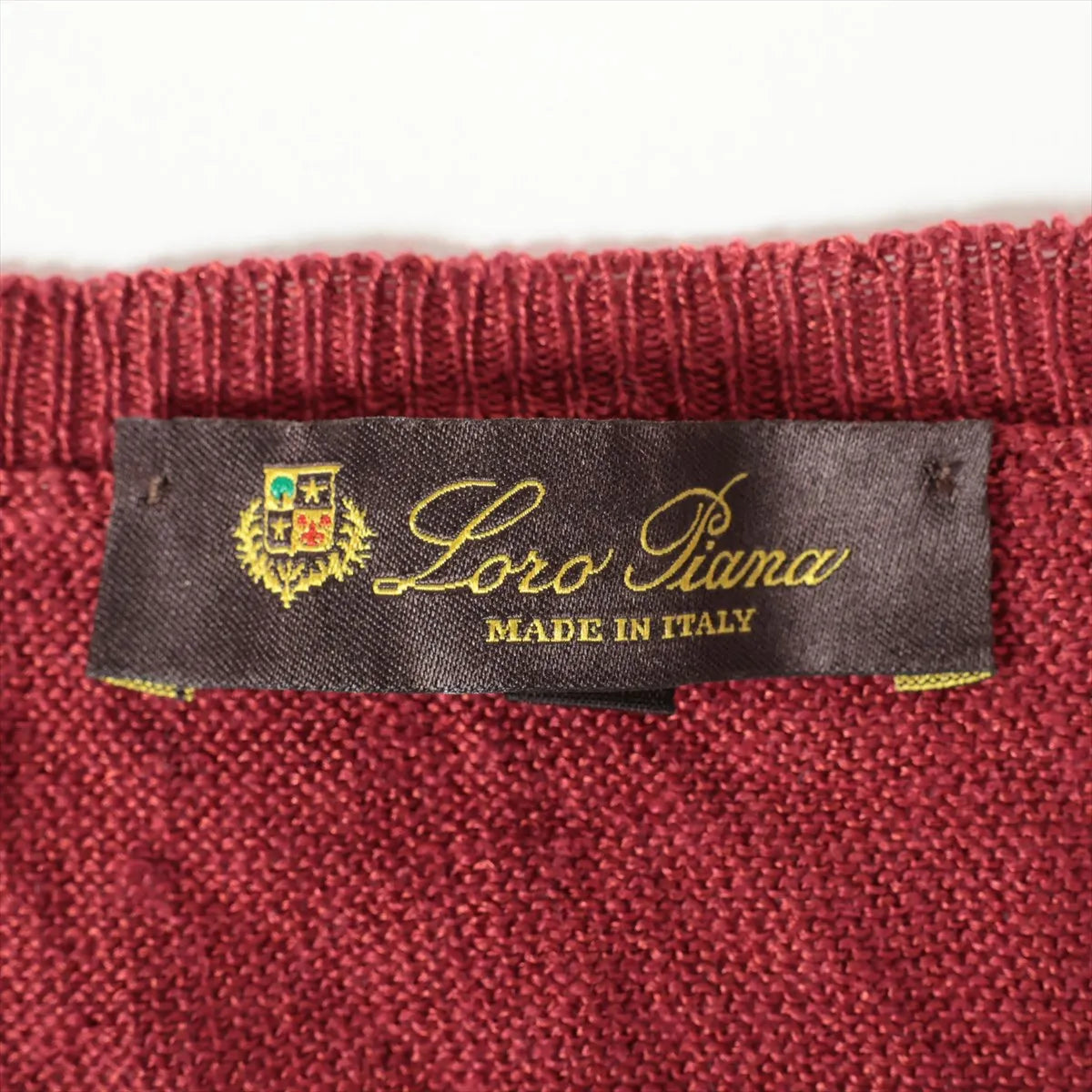 Loro Piana Linen Knit Red