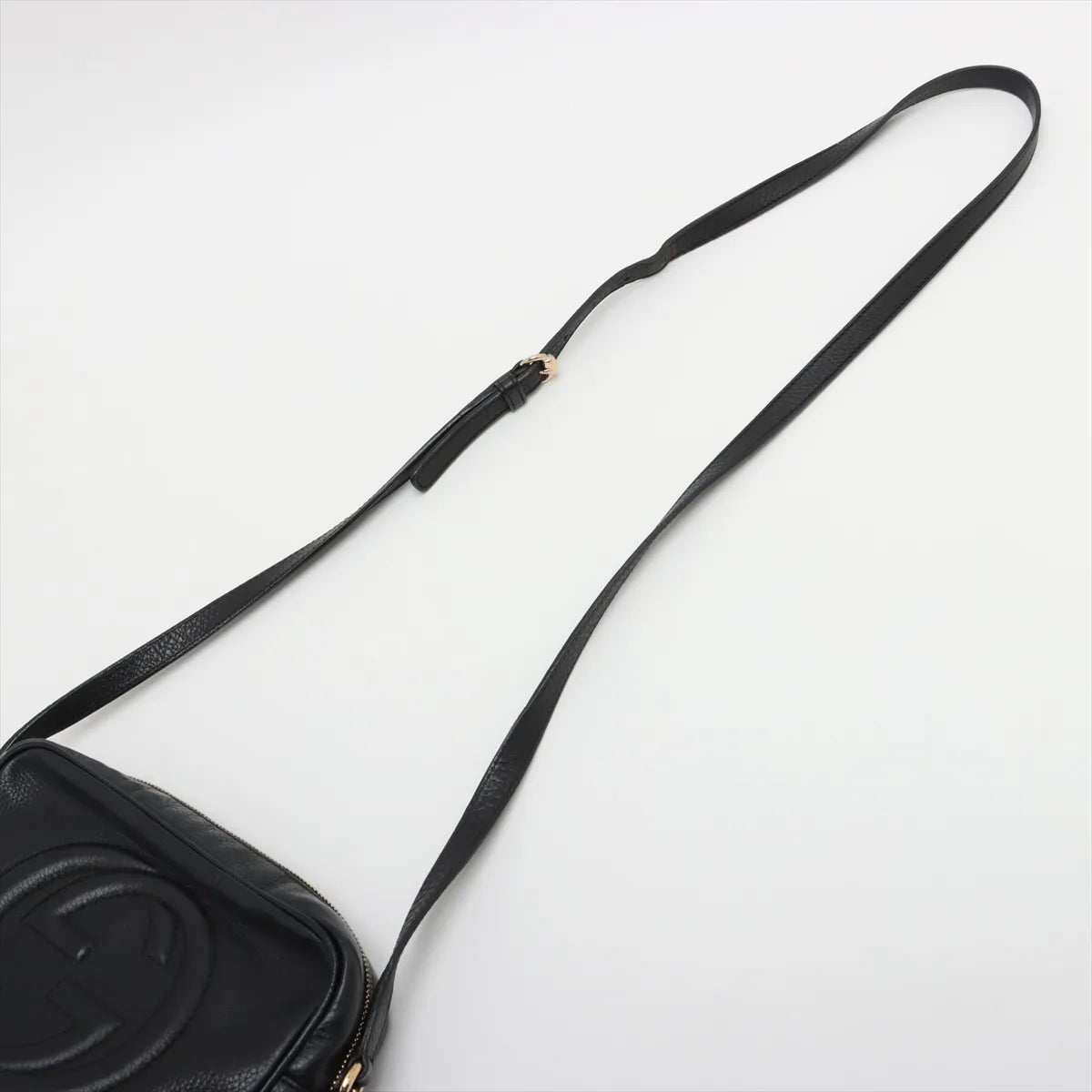Gucci Soho Leather Shoulder Bag Black