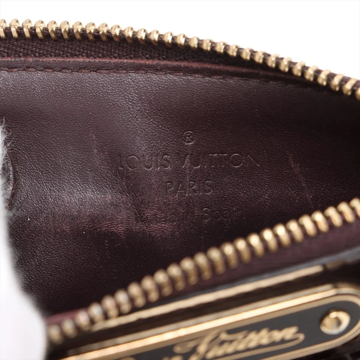 Louis Vuitton Vernis Pochette Coin Purse Amarante