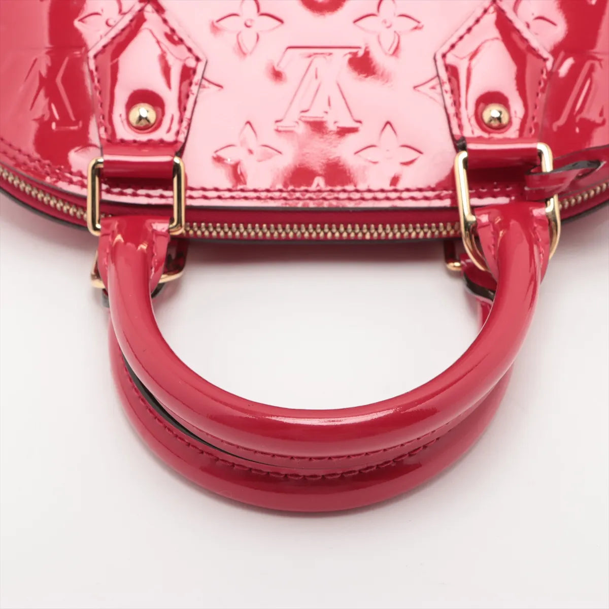 Louis Vuitton Monogram Vernis Alma BB Red