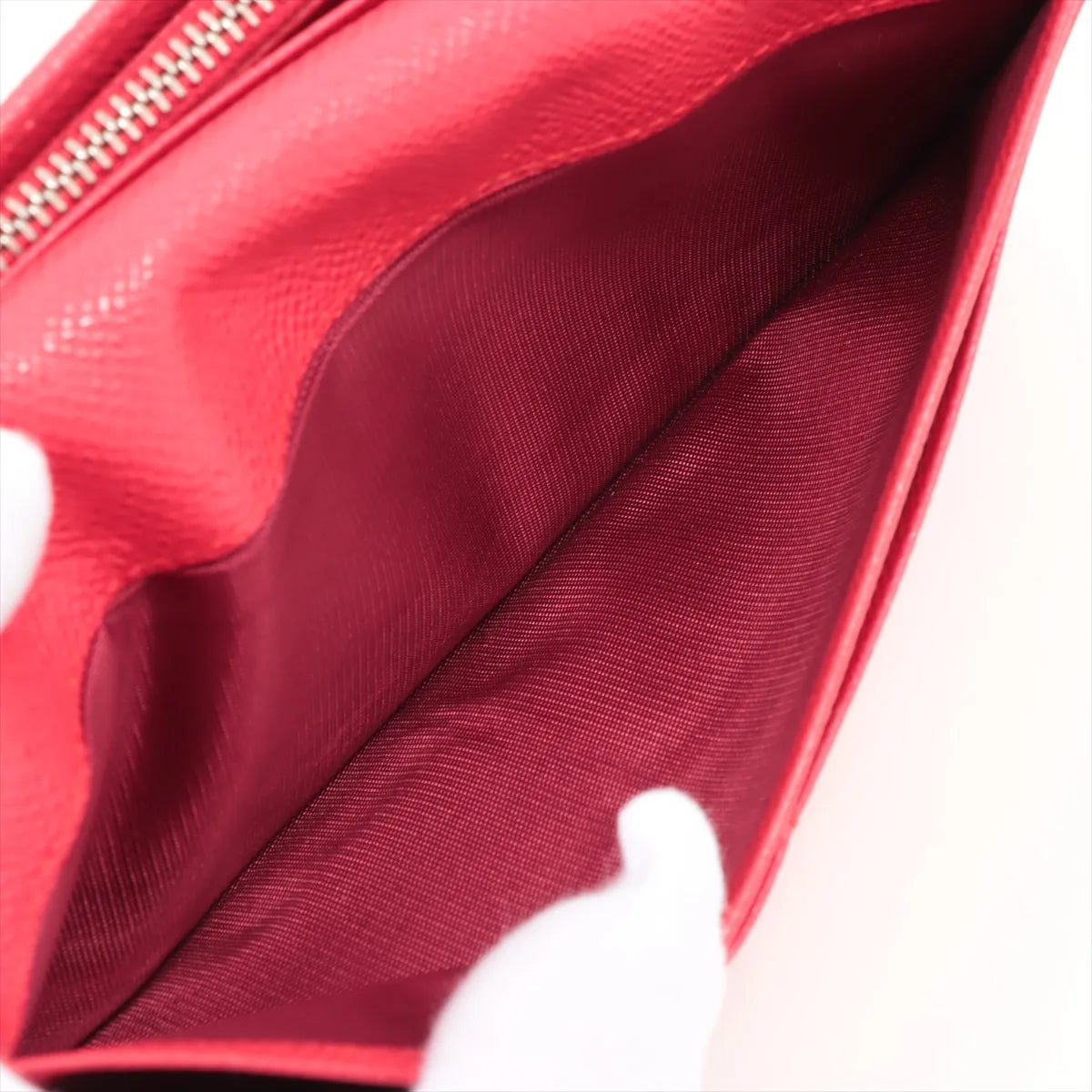 Bvlgari Bvlgari Bvlgari Leather Long Wallet Red