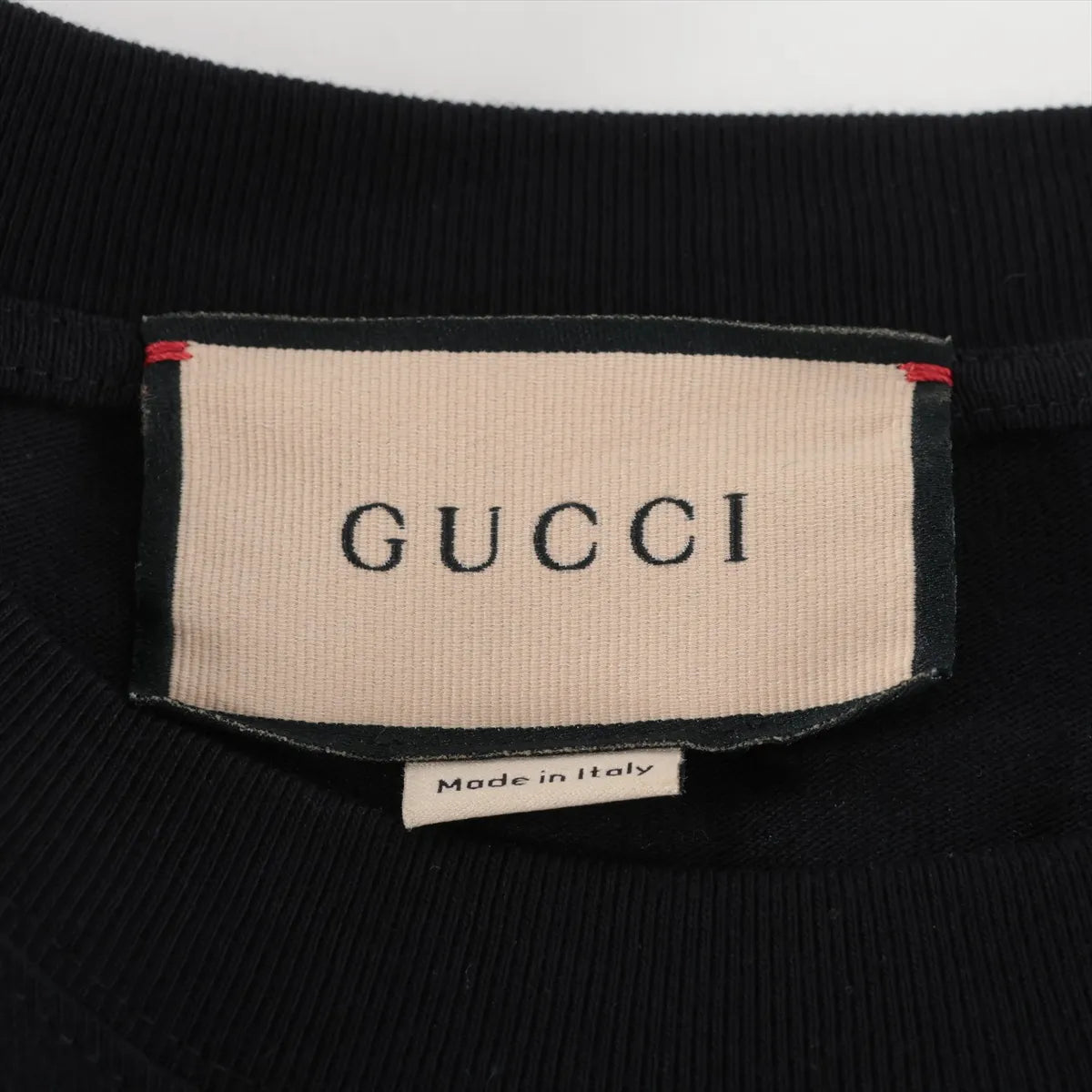 Gucci " 25 Eschatology Gucci - iccuG GG GG GG 1921" Cotton T-shirt Black