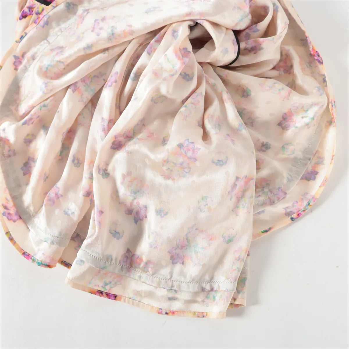 Louis Vuitton Floral Silk Dress Multicolor — product photo 5